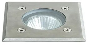 RENDL ORBU SQ 10 zápustná nerez 230V LED GU10 15W IP67 R13439