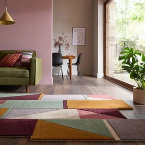 Ručne tkaný vlnený koberec 150x240 cm Shuffle Shaped – Flair Rugs