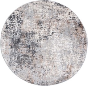 TA Koberec G512A WHITE/D_VIZON PORTLAND KOLO Biely Okrúhly Rozmer: 100x100 cm