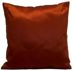Kvalitná saténová obliečka na vankúš červenej farby 50x60 cm