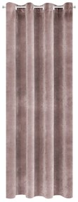 ZATEMŇOVACÍ ZÁVES NA KRÚŽKOCH RIA 140X250 CM PÚDROVO RUŽOVÁ