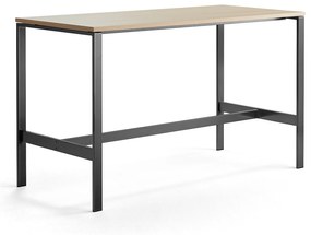 Stôl VARIOUS, 1800x800x1050 mm, čierna, dub