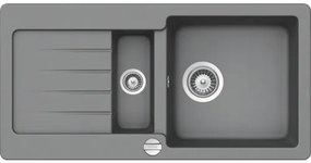 Granitový drez Centa Merga 60 435 x 860 mm sivá MERGA 60 LG