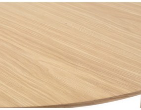 Rozkladací jedálenský stôl s doskou v dubovom dekore v prírodnej farbe 100x190 cm Gallina – Unique Furniture