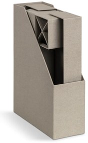 Kartónové organizéry v súprave 4 ks Hugo Canvas Paper Laminate – Bigso