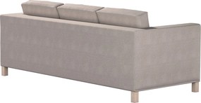 Poťah na sedačku Karlanda  (pre 3 osoby,nerozkladacia,krátky) farba produktu béžová látka zapletaná