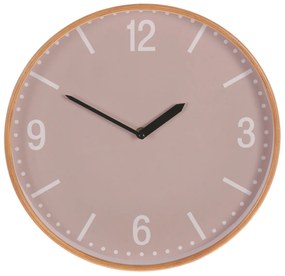 Nástenné hodiny Simplex béžová, pr. 32 cm, MDF