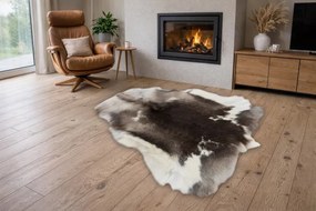 Koberec RENIFER POK003 PREMIUM hnedý / biely