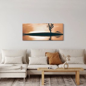Obraz stromu na ostrove (120x50 cm)