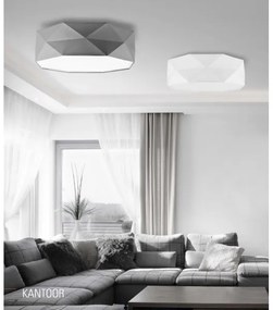 Stropné svietidlo KANTOOR 4xE27/60W/230V biela