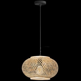 Toolight Toolight, stropné svietidlo v štýle Boho 1xE27 APP1247-1CP, prírodná, OSW-01410