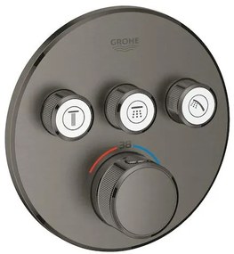 Grohe Smart Control termostat s termostatickou baterií brushed hard graphite 29121al0 G29121AL0