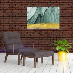 Obraz - Smaragdové hory N⁰3 (90x60 cm)
