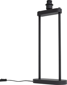 Moderná stolná lampa čierna - Thijmen
