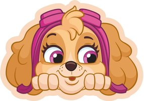 Tvarovaný 3D vankúš Tlapková patrola - Paw Patrol - motív Skye - 43 x 27 cm