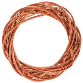 BONTEC Veniec prútený - pr. 25 cm, šedá farba Farba: Hnedá