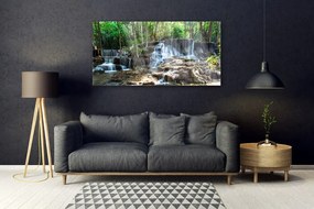 Obraz plexi Vodopád les príroda 120x60 cm