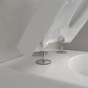 VILLEROY &amp; BOCH Subway 2.0 ViFresh závesné WC s hlbokým splachovaním bez vnútorného okraja, 370 x 560 mm, biela alpská, 5614A101