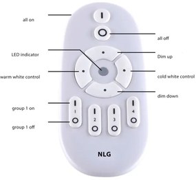 Paul Neuhaus 16537-16-O - LED Sstmievateľný prisadený panel FLAT LED/21W/230V + DO