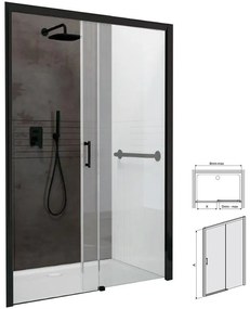 Sprchové dvere D2P/Freezone-100-S CYW0