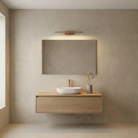 Toolight Toolight, LED nástenné svietidlo 40cm, 13W, 4000K, 1000lm, APP1895-1W, medená matná, OSW-66050