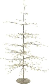 Vianočný dekoračný stromček s perličkami Glaze Forest - 62 cm