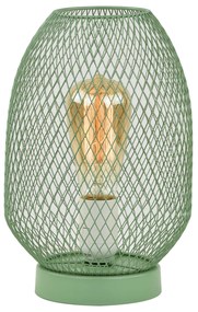 Stolná lampa, kov/zelená, ANLEY