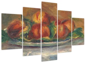 Obraz - Auguste Renoir, Peaches on a  Plate, reprodukcia (150x105 cm)