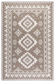 Krémovo-hnedý vonkajší koberec 200x290 cm Gemini – Elle Decoration