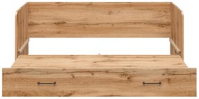Jednolôžková rozkladacia posteľ 80 cm BRW Tetrix 13 (dub wotan) (s úl. priestorom). Vlastná spoľahlivá doprava až k Vám domov. 1098496