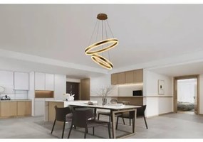 LED Stmievateľný luster na lanku LED/135W/230V 3000-6500K + diaľkové ovládanie