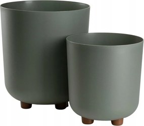 Plastový květináč na nožičkách Terra 21x19,3 cm - výber z 6 prevedení