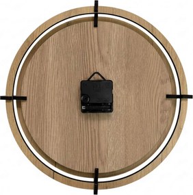 Moderné drevené hodiny Dub – dizajn Lúčne trávy | SENTOP HDF0590-OAK-HLIFAX