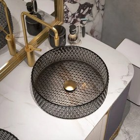 Sklenené umývadlo na dosku REA CRISTAL