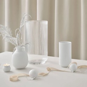 LYNGBY Porcelánová váza Vase White 15 cm