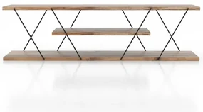 TV stolík v dekore orecha v prírodnej farbe 120x33 cm Canaz – Kalune Design