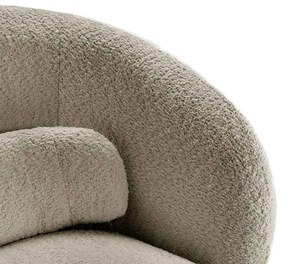 Dizajnové kreslo Maitho taupe