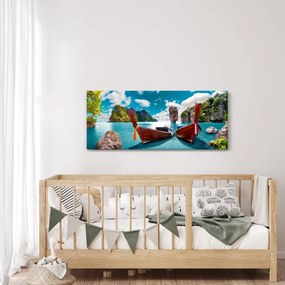 Obraz - Raj na zemi (120x50 cm)