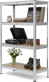 Regál 150x70x30 cm pozinkovaný 4-policový, nosnosť 700 kg