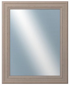 DANTIK - Zrkadlo v rámu, rozmer s rámom 40x50 cm z lišty STEP hnedá (3020)