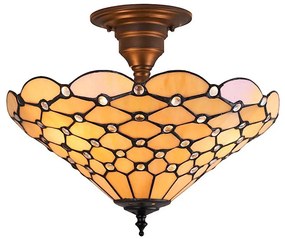 Endon 64300 - Prisadený luster Tiffany PEARL 3xE27/60W/230V pr. 37 cm