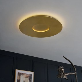 Moderné stropné svietidlo zlaté 60 cm vrátane LED s 3-stupňovým stmievaním - Morning
