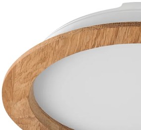LED Podhľadové svietidlo WOODY SPOT LED/23,5W/230V 4000K dub ø 23,5 cm