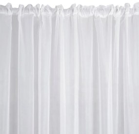 Biela záclona na páske LUCY 300x160 cm