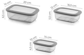 Dózy na potraviny 3 ks – Hermia