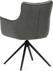Jedálenská stolička sivá DCH-D1345 GREY2