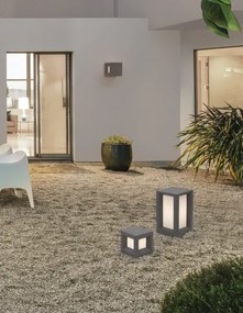 Vonkajšia záhradná lampa Castro 20 tmavé sivé