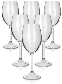 Banquet 6-dielna sada pohárov na biele víno LEONA, 340 ml