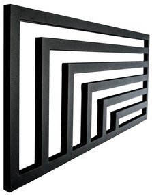 Regnis Kreon, vykurovacie teleso 550x1000 mm, 548W, čierna matná, KR100/55/ELEKTRICKY/BLACK