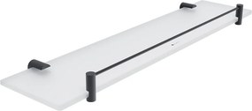 Nimco Polica s ohrádkou, 50 cm BORMO čierna - BRC 11091BX-50-90